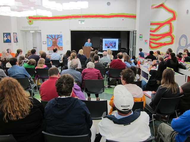 author Kevin Henkes reading from his new book