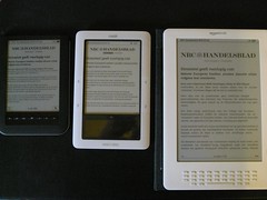 variety of ereaders in various sizes