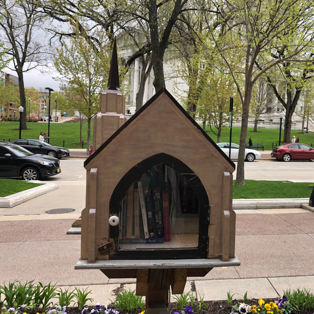 Church Little Free Library near the Capitol 