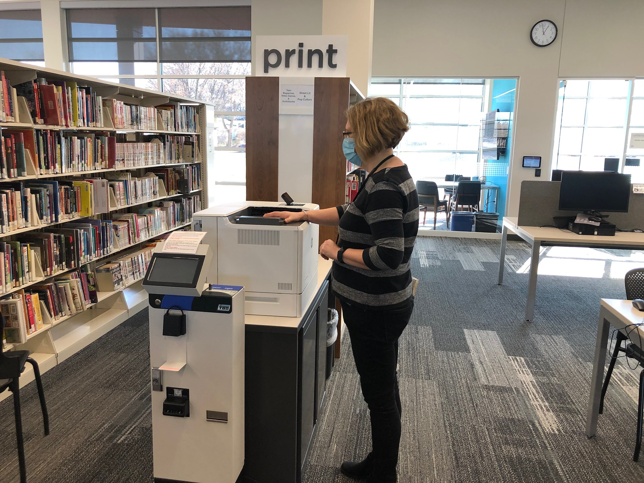 Print Services are available at all libraries 