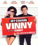 man and woman holding placard &quot;My Cousin Vinny&quot;